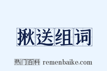 揪送组词是什么意思的图片